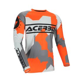 ACERBIS Off Road MX Polyester Jersey Linear Sumbawa Orange/Grau