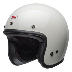 Jet Helmet Cafe Racer Bell Custom 500 Vintage White