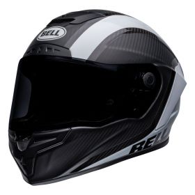 Full Face Helmet Bell Race Star Flex Dlx Tantrum 2 Matte Black Glossy White