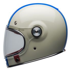 Full Face Helmet Bell Bullitt Command White Vintage Oxblood Blue