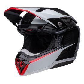 Motocross-Helm Bell Moto-10 Spherical Renen Crux 2 Schwarz Weiß
