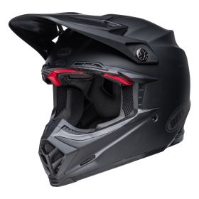 Motocross-Helm Bell Moto-9S Flex Mattschwarz