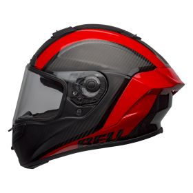 Casco Integrale Bell Race Star Flex Dlx Tantrum 2 Nero Opaco Rosso Lucido