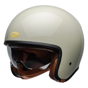 Jet Helmet Cafe Racer Bell Tx501 Vintage Glossy White