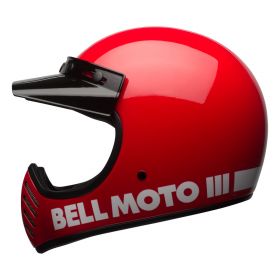Casco Enduro Bell Moto-3 Classic Rosso
