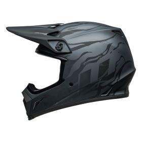 Motocross-Helm Bell MX-9 Mips Decay Mattschwarz