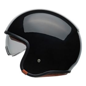 Jet Helmet BELL TX501 Rally Black White Glossy