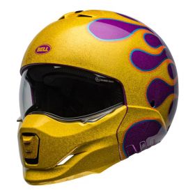 Modular Helmet Bell Broozer Ignite Purple Yellow