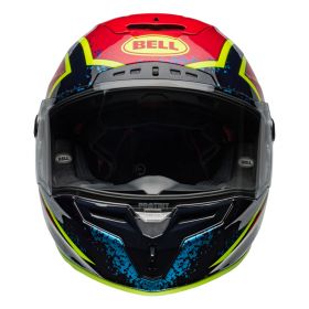 Full Face Helmet Bell Race Star Flex Dlx Glossy Xenon Blue Retina
