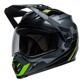 Enduro Helmet Bell MX-9 Adventure Mips In Matte Gray Camo Alpine