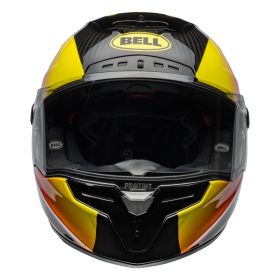 Casco Integrale Bell Race Star Flex Dlx Offset Nero Rosso Giallo