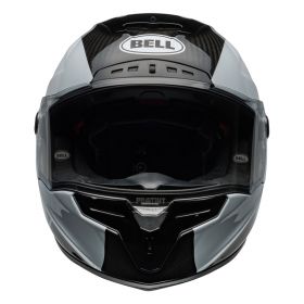 Full Face Helmet Bell Race Star Flex Dlx Offset Black White