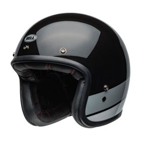 Jet Helmet Cafe Racer BELL Custom 500 Apex Flake Black Gray