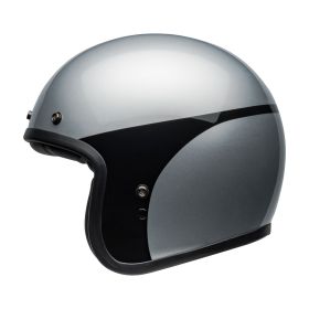 Jet Helm Cafe Racer BELL Custom 500 Chassis Schwarz Silber