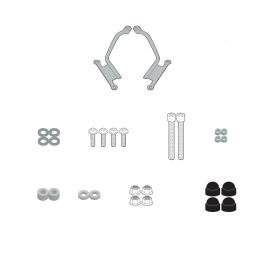 Kit attacchi cupolino KAPPA per HONDA CB 1000 Hornet