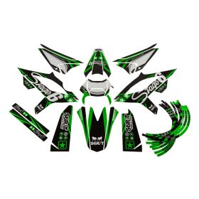 Kit de graphiques déco vert Stage6 pour Beta RR après 2021