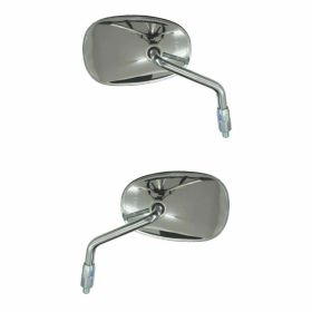 Coppia specchietti manubrio FAR 7990/7991 cromo