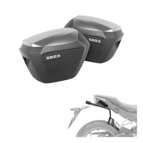 Kit valigie SHAD SH23 alu look 3P per DUCATI Multistrada V2