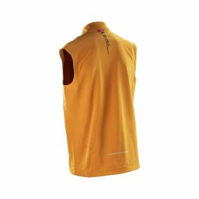 Gilet termico MTB LEATT Thermaflow 5.0 giallo lager antivento e resistente acqua