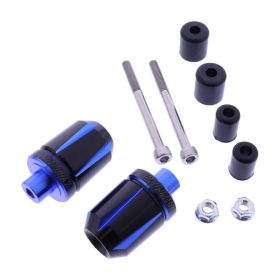 DAYTONA Handlebar Weights Black/Blue 14-19 mm
