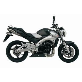 MIVV X-eone double slip-on exhaust approved in stainless steel for SUZUKI GSR 600
