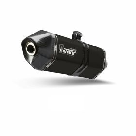 MIVV Speed Edge Black Slip-on Doppel-Auspuff Titan genehmigt SUZUKI GSX-R 1300 Hayabusa