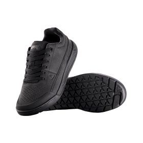 LEATT Flat 2.0 Women's MTB Shoes Black V26 with RideGrip Pro and WaffleGrip Pro Rubber