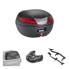 GIVI V40 Topcase-Kit schwarz rot für HONDA X-ADV 750