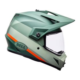 BELL Mx-9 Adventure Mips Trail Enduro Dual-Road Helm grün orange