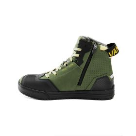Stivali moto uomo REBELHORN VANDAL II verde oliva/arancio