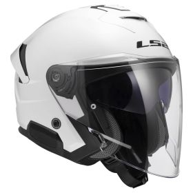 Casco Jet LS2 OF618 VERSO II Solid Bianco Lucido