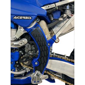 ACERBIS X-Grip Rahmenprotektor Blau/Schwarz für Yamaha