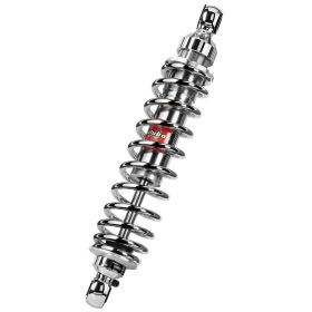 Pair of BITUBO rear shocks with a distance of 321mm and chrome spring