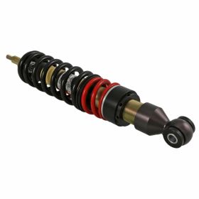 BITUBO Hinterstoßdämpfer Schwarz mit Schwarz/Roter Feder ABE KBA 91849 Genehmigt