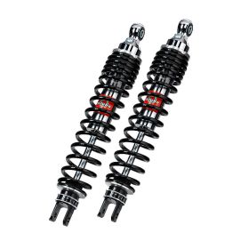 Pair of adjustable BITUBO shock absorbers with preload with black spring