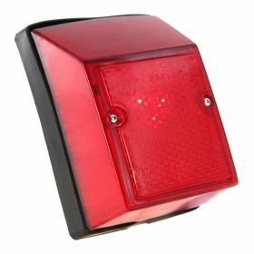 BOSATTA Rear Red Glass Taillight without Bulbs with Gasket
