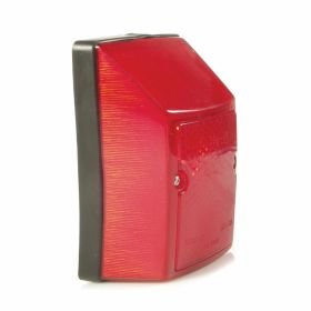 BOSATTA Rear Red Glass Taillight without Bulbs with Gasket