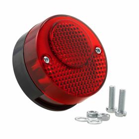 BOSATTA Red Rear Light 64mm Black Housing without Bulbs 12V