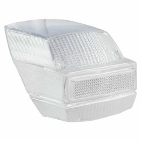 BOSATTA white rear light glass without bulbs and sealing gasket
