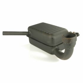 BOSATTA exhaust in painted light steel