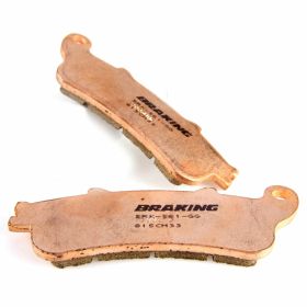 Pastiglie BRAKING in metallo sinterizzato dimensioni 115x41x9,4 mm