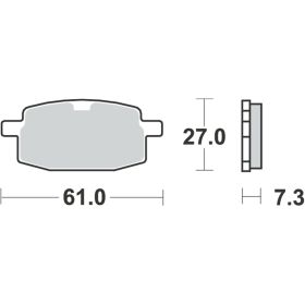 MOTORRAD BREMSBELäGE BRAKING SM744
