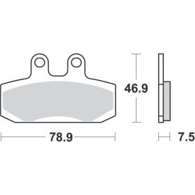 MOTORRAD BREMSBELäGE BRAKING SM803