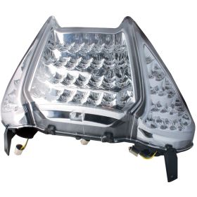 REAR TAIL LIGHT BCR YAMAHA T-MAX 500 '08-11 A LED CLEAR HOMOLOGATED