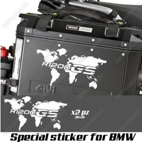 IRIDEA DESIGN BODYWH00002 MOTORCYCLE SIDE CASES STICKERS