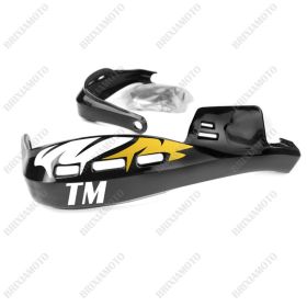 PROTÈGE-MAINS PERFORMANCE STICKERS GUIDON MOTO NERO HM BLANC ORO