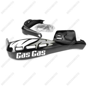 PROTÈGE-MAINS PERFORMANCE STICKERS GUIDON MOTO NERO GAS GAS BLANC SILVER