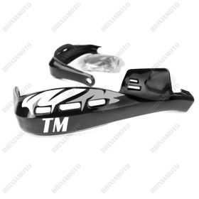 PROTÈGE-MAINS PERFORMANCE STICKERS GUIDON MOTO NERO HM BLANC SILVER