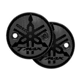 T-MAX CLUTCH COVERS CARBON LOOK WITH BLACK T-MAX 500 LOGO