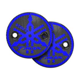 T-MAX CLUTCH COVERS CARBON LOOK WITH BLUE T-MAX 500 LOGO